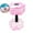 Pink, variant on Aquatic Exercise Dumbbell, Aqua Fitness Barbell, Flowers High-Density Foam Water Workout, Pool Weights Dumbbell for Water Exercise(Purple)