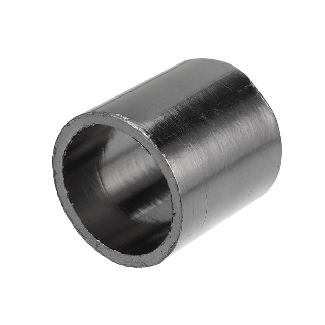 juntas de escape para motocicleta, anillo de sellado de grafito 29mm id 35mm od — anillo cilíndrico de grafito para tubo silenciador con 29 mm de diámetro interior y 35 mm exterior, superficie lisa y borde interior visible, repuesto universal para dirt/pit/motocross; suele usarse también para reparaciones rápidas de escape durante viajes.
