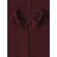 thumbnail image 3 of Ma Croix Mens Brushed Micro Fleece Full Zip Up Enclosure Outdoors Sweater Jacket, 3 of 6