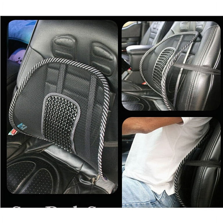 Mesh Car Pillow Lumbar Support Pillow Car Seat Waist Cushion