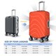 thumbnail image 4 of Fotbe Salmon Fish Meat Funda Protectora para Equipaje, Antirrayones y Resistente a la Suciedad, Compatible con Maletas de 18 a 32 Pulgadas-Large, 4 of 7