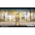 thumbnail image 4 of 6 Stainless Steel Canteen Water Bottles Set, 25 oz. - Customizable Text, Logo - Double Wall, Wire Handle - Gold, 4 of 8