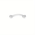 thumbnail image 1 of DOLOTTA 1Pc Surgical Steel Curved Barbell Eyebrow Rings Helix Tragus Lip Belly Button Piercing Rook Daith Earrings for Women Men, 1 of 5