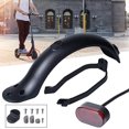 thumbnail image 3 of de luces traseras con gancho de soporte de guardabarros trasero de repuesto apto para scooters eléctricos - Negro Sunnimix guardabarros trasero scooter, 3 of 8