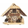 thumbnail image 2 of Hermle 66000 Bendorf German Mantel Quartz Cuckoo Clock with Bears-12 Plays Melodies, 2 of 2