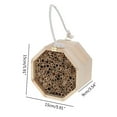 thumbnail image 5 of Gieenan Safe Bee Home for Pollinators Wild Pollinator House Outdoor Garden Bee Ho, 5 of 11