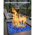 thumbnail image 2 of VEVOR 20 LBS Fire Glass 1/2-Inch Fireplace Glass Rocks for Fire Pit Table Cobalt Blue, 2 of 9