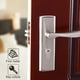 thumbnail image 5 of Cerradura de seguridad para puerta interior de aleación de aluminio, manija duradera para puerta de baño de dormitorio, 5 of 13