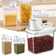 thumbnail image 2 of Transparent Measuring Cup Grain Sealed Storage Jar Moisture-Proof Dustproof Bottles for Cereal Mung Beans, 2 of 5