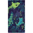thumbnail image 7 of Dreamtimes Funny Sharks Hand Towels, Soft & Absorbent Bathroom Guest Towels Kitchen Towels Fingertip Towel for Beach Gym Spa 14x28 Inch (2PACK), 7 of 7