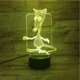 thumbnail image 1 of Lámpara de mesa con luz nocturna, ratón LED 3D para dormitorio infantil, 1 of 2