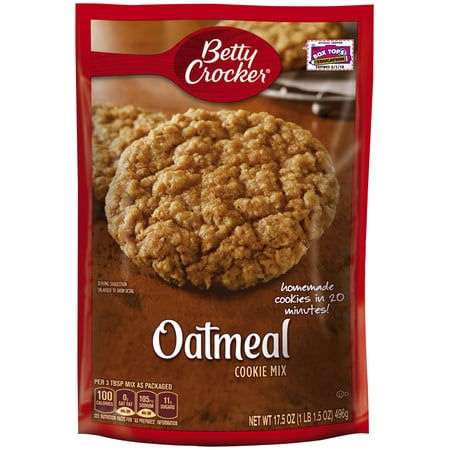 Betty Crocker® Oatmeal Cookie Mix 17.5 oz. Pouch - Walmart.com