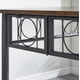thumbnail image 5 of Mesa de comedor plegable, mesa plegable cuadrada industrial para espacios pequeños, cocina, comedor, 5 of 8