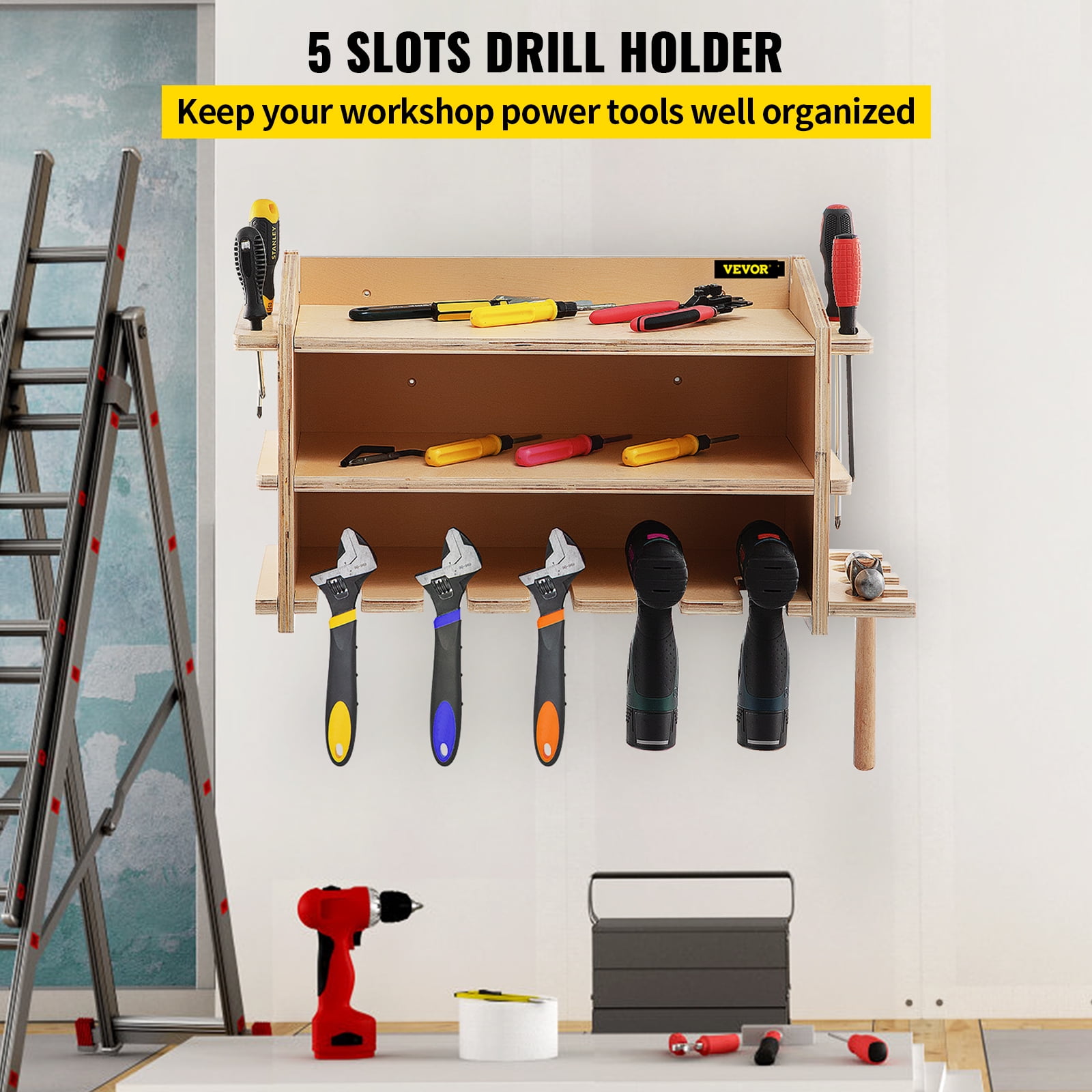 Power Tool Organizer - Drill Holder and Charging Station – Speed Fabrication