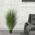 thumbnail image 6 of Vickerman 60" Artificial Potted Green Curled Grass., 6 of 6