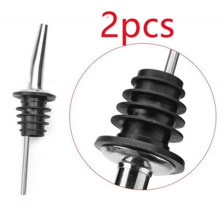 

1/2/4pcs Stainless Steel Wine Olive Oil Pourer Dispenser Spout Glass Bottle Pourer Cap Spout Stopper Mouth Dispenser Bartender