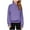 Purple, variant on ZACPNCV Girls Half Zip Sweatshirt Fleece Quarter Zip Pullover Sweatshirts Fall Clothes for Teen Girls Thumb Hole Gray 11-12 Years