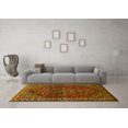 thumbnail image 3 of Ahgly Company Indoor Rectangle Persian Yellow Traditional Area Rugs, 6' x 9', 3 of 4