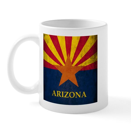 

CafePress - Grunge Arizona Flag Mug - 11 oz Ceramic Mug - Novelty Coffee Tea Cup