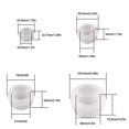 thumbnail image 4 of Ventosas de silicona, juego de ventosas de silicona para terapia de vacío anticelulítica, adecuadas para el cuerpo y la cara, promueve el cuidado de la salud del spa en el hogar, 4 of 5
