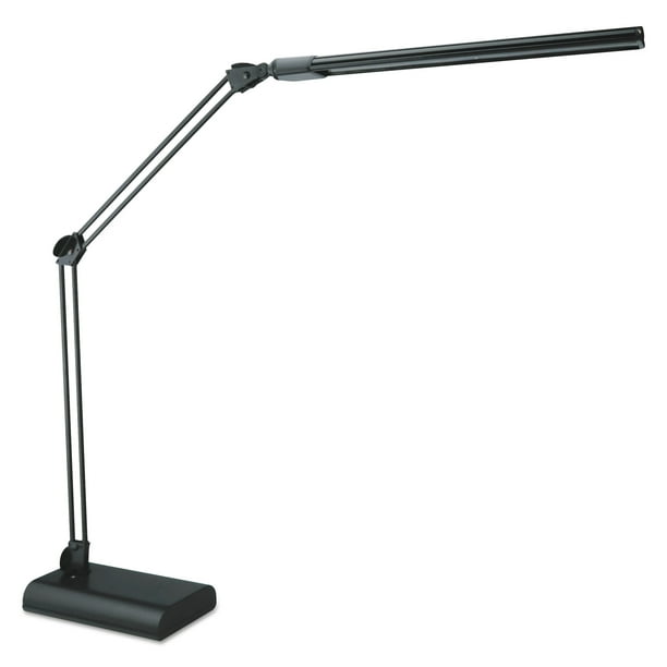 Alera Adjustable Led Desk Lamp, 3.25"w X 6"d X 21.5"h, Black Walmart