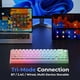 thumbnail image 3 of Teclado Gaming Inalámbrico HITIME M67 60% RGB Hot-Swappable, 3 of 9