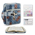 thumbnail image 2 of Pzuqiu Cross Cow Print Bible Cover Case for Women Large Bible Bag with Handle&Tags Study Supplies Organizer Quilted Book Carrying Case Church Bag Christian Gifts for Mom Friends, 2 of 7