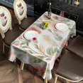 thumbnail image 2 of Pioneer Flower Floral Print Pattern Rectangle Tablecloth 60"x120",Waterproof Polyester Rectangle Table Cloth, Wipeable Spillproof Polyester Tablecloth for Dining, Camping, Indoor and Outdoor, 2 of 6