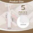 thumbnail image 2 of Uxcell 10 Pcs Marcador de Cuero, Marcadores Clásicos Cosidos con Cuerda de Cuero para Lectura de Libros, Accesorios para Lectores, Escritores, Hombres, Mujeres, Profesores, Rojo, 2 of 6
