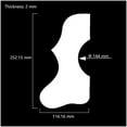 thumbnail image 2 of J200 SJ200 Acoustic Guitar Pickguard Thickness 2mm for J200 SJ-200 Guitar Replacement Parts, 2 of 2