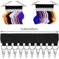 thumbnail image 4 of Travel Stainless Steel Collapsible Sock Organizer (black) 2 Pieces, 4 of 5