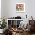 thumbnail image 4 of Art.com Pink Impressionism Art Print by Farida Zaman, White Frame Wall Art, 29" x 29", 4 of 5
