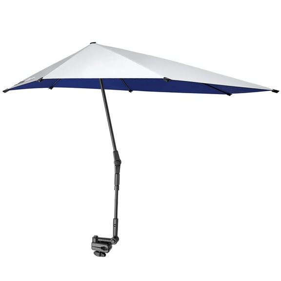 G4Free UPF 50 Adjustable Chair Umbrella with Universal Clamp, XL UV Protection Sun Shade for Beach, Stroller, Wheelchair, Golf, Patio