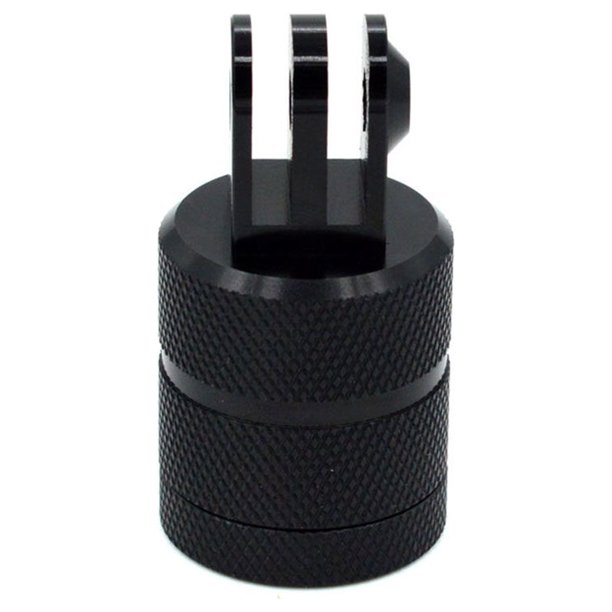 unbranded Soporte Giratorio Para Cámara De Aluminio Negro Con Rotación 360 Y Construcción Resistente