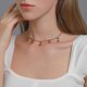 thumbnail image 4 of Gargantilla de cadena de oro, collar con colgante de cereza para mujeres, adolescentes y niñas, gargantilla con colgante de fruta roja Sincero Electrónica, 4 of 4