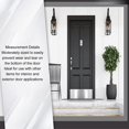 thumbnail image 3 of Door Kick Plate, 304 Stainless Steel Interior Door Kick Plate 2PCS Decorative  For Doors, 3 of 8
