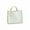 White, variant on DAMAI Women Tote Bag, Jute Casual Tote's Handbag Embroidered Bento Bag, Reusable Tote Bag Suitable for Women Cute Handbag Canvas Tote Bag Aesthetic Lock Pocket