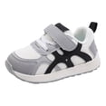 thumbnail image 5 of Toddler Shoes Baby Boys Girls Walking Running Sneakers Breathable Mesh Color Block Lightweight Non Slip Tennis Sport Athletic Shoes Gray 12 Little Kid, 5 of 5