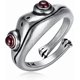 thumbnail image 1 of Vintage Silver Animal Open Ring, Adjustable Frog, Snake, Dragon, Cat Finger Ring for Women Men Teen Girls Boys Fashion Party Jewelry, 1 of 4