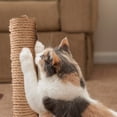 thumbnail image 4 of PUMYPOREITY Cat Scratching Post, Sisal Scratch Posts with Hanging Ball, Durable Sisal Rope Claw Scratcher for Cats, Pet Scratch Sturdy Scratcher Pole Tower, 4 of 7