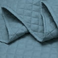 thumbnail image 4 of Bare Home 3 Piece Soft Lightweight Coverlet Set, Full/Queen, Coronet Blue, 4 of 6
