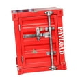 thumbnail image 1 of Mesita de noche de estilo Industrial, armario estilo contenedor, muebles para el hogar, práctica mesita de noche con cerradura para aperitivos de baño Rojo, 1 of 8