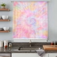 thumbnail image 5 of Rainbow Color Sheer Curtains 96 Inches Long, Fantasy Colorful Ombre Swirl Light Filering Curtains, Privacy Drapes Simi Floor to Veiling Curtain for Living Room Bedroom Large Window Treatment, 5 of 9