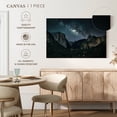 thumbnail image 5 of Elephant Stock Stargazing At Yosemite Wall Art - Horizontal Canvas Wall Art - Living Room Wall Decor - Nature Canvas - Black And Green Decor - 36" x 24", 5 of 8