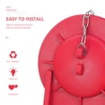thumbnail image 3 of FONDOTIN 2Pcs Toilet Flapper Flat Circular Red Rubber Toilet Leak Proof Flapper For Homeowners, 3 of 8