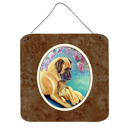 Great Dane and puppy Wall or Door Hanging Prints