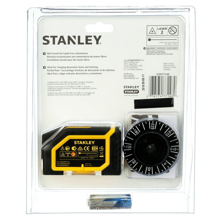 Stanley STHT77148 Manual Wall Laser