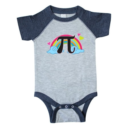 

Inktastic Pi Day Math Party Rainbow Gift Baby Girl Bodysuit