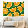 thumbnail image 3 of Xecao Orange Print Tapestry, Wall Hanging Room Funny Decor, Backdrop Room Decor for Bedroom Living Room dormitory, 3 of 8