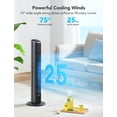 thumbnail image 3 of Ventilador tipo torre GoveeLife de 91 cm para dormitorio con sensor de temperatura, 3 of 9